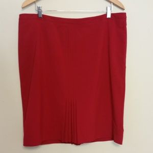 Worthington size 18 red skirt